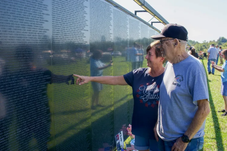 Story with Video: Massive crowd attends Wall That Heals opening ceremony